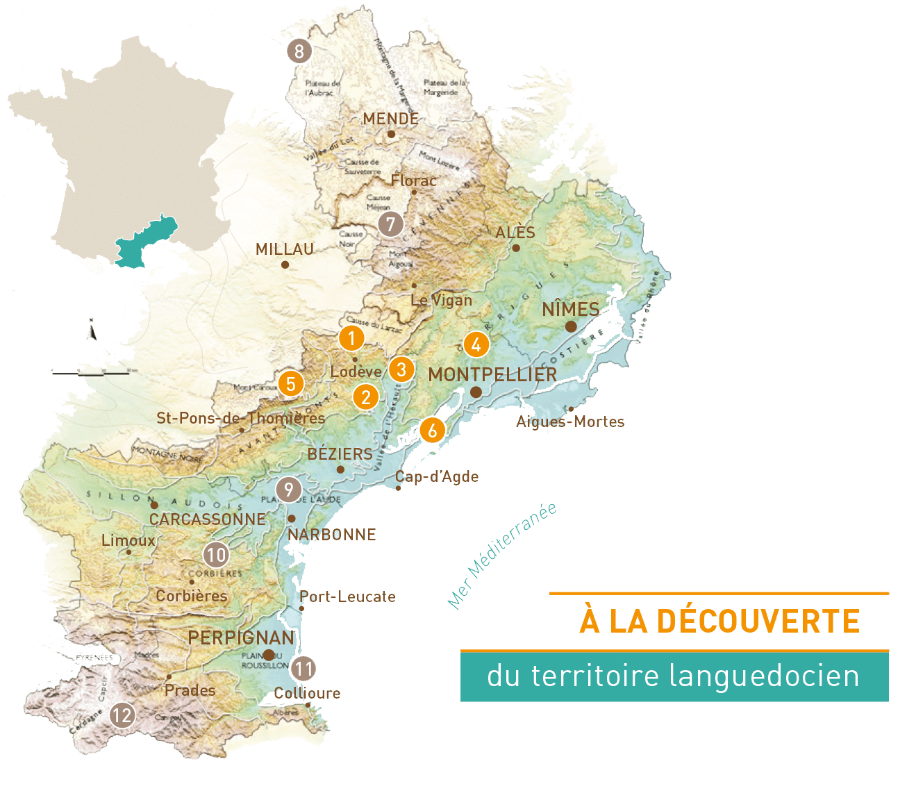 Carte Languedoc APN Escapeo