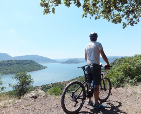 VTT electrique lac du salagou